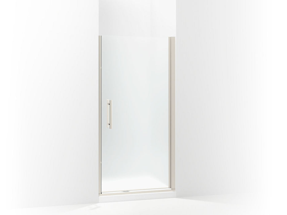 Sterling 5699-39 Finesse Peak Headerless Frameless Pivot Shower Door 39" Max Opening x 67" H, Nickel