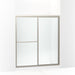 Sterling 572113-G05 Deluxe 65-1/2" H Sliding Shower Door with 1/8"-thick Glass, Nickel
