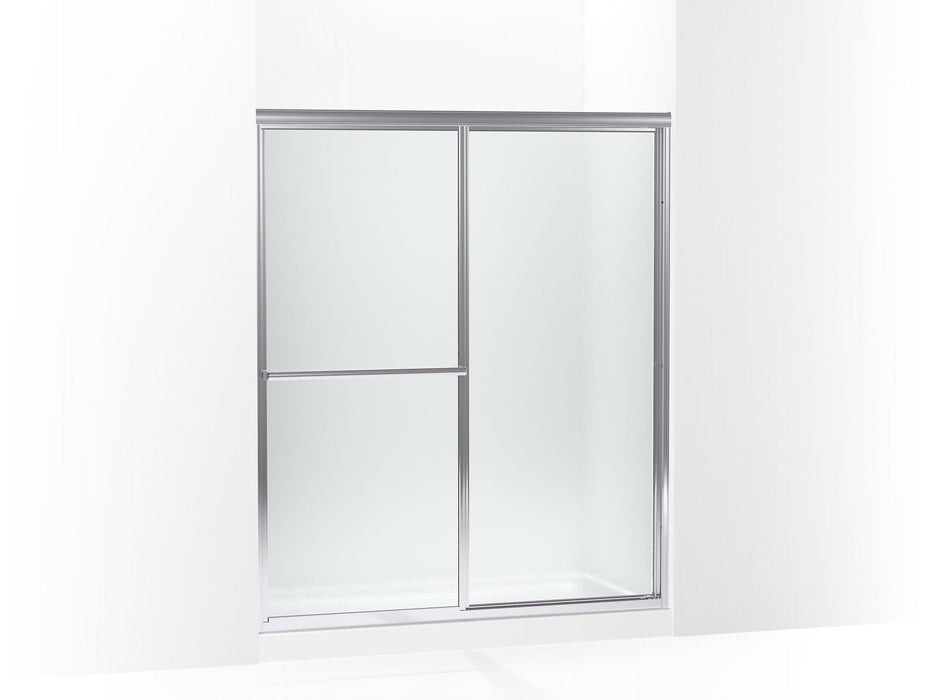 Sterling 572115-3G06 Deluxe 70" H Sliding Shower Door with 1/8"-thick Glass, Silver