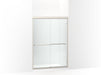 Sterling 572124-G05 Finesse 65-1/2" H Sliding Shower Door with 1/4"-thick Glass, Nickel