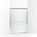Sterling 572124-G05 Finesse 65-1/2" H Sliding Shower Door with 1/4"-thick Glass, Polished Stainless