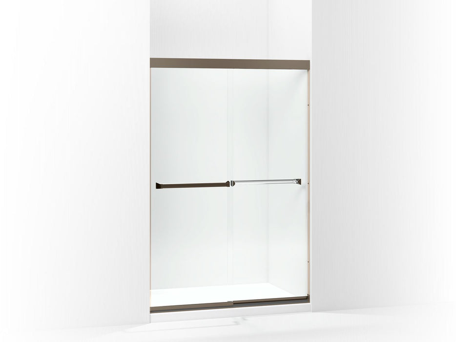 Sterling 581075-48 Meritor Frameless Sliding Shower Door 42-5/8"-47-5/8" x 69-11/16", Deep Bronze