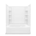 Sterling 71100112 Ensemble Tile 60" x 36" Vikrell® Bath/shower, Left Above-floor Drain, White