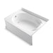 Sterling 71111112 Ensemble 60" x 42" Vikrell® Bath, Left Above-floor Drain, White