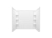Sterling 71114100 Ensemble Tile 60" x 42" Vikrell® Bath/shower Wall Set, White