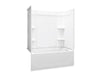 Sterling 71320122 Ensemble Medley 60" x 32" Vikrell® Bath/shower, Right Above-floor Drain, White