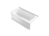 Sterling 71341112 Performa 2 60" x 29" Vikrell® Bath, Left Above-floor Drain, White