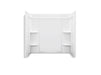 Sterling 71374100 Medley 60" x 30" Vikrell® Bath/shower Wall Set, White