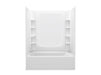 Sterling 71470110 STORE+ 60" x 30" Vikrell® Bath/shower, Left Drain, White