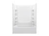 Sterling 71470126 STORE+ 60" x 30" Vikrell® Bath/shower with Aging in Place Backerboards, Right Drain, White