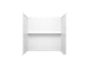 Sterling 71504106 Traverse 60" x 36" Vikrell® Bath/shower Wall Set with Aging in Place Backerboards, White