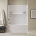 Sterling 71570112 Traverse 60" x 30" Vikrell® Bath/shower, Left Above-floor Drain, White
