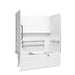 Sterling 71600115 Forum Traverse 60" x 30" Vikrell® Bath/shower with Aging in Place Backerboards, Grab Bars, and Bath Seat, L