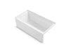 Sterling 71601120 Forum 60" x 30" Vikrell® Alcove Bath, Right Drain, White