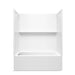Sterling 71620110 Forum Traverse 60" x 36" Vikrell® Bath/shower, Left Drain, White