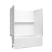 Sterling 71620110 Forum Traverse 60" x 36" Vikrell® Bath/shower, Left Drain, White