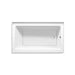 Sterling 71621122-LNR 60" x 36" Above-floor-drain Vikrell® Alcove Bath, Right Drain, White