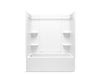 Sterling 71700110 Forum Medley 60" x 30" Vikrell® Bath/shower, Left Drain, White