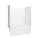 Sterling 71800116 Forum STORE+ 60" x 30" Vikrell® Bath/shower with Aging in Place Backerboards, Left Drain, White