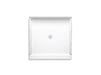 Sterling 72071100 GUARD+ 42" x 42" Vikrell® Shower Base, Center Drain, White