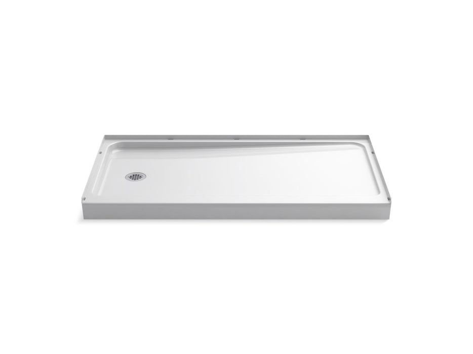 Sterling 72181110 Ensemble 60" x 32" Vikrell® Shower Base, Left Drain, White