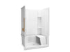 Sterling 72280106 Accord 48" x 36" Vikrell® Seated Shower with Aging in Place Backerboards, Center Drain, White