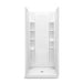 Sterling 72300106 STORE+ 36" x 34" Vikrell® Shower with Aging in Place Backerboards, Center Drain, White