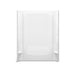 Sterling 72332106 STORE+ 60" Vikrell® Shower Back Wall with Aging in Place Backerboards, White