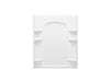 Sterling 72372100 Ensemble Curve 60" Vikrell® Shower Back Wall, White
