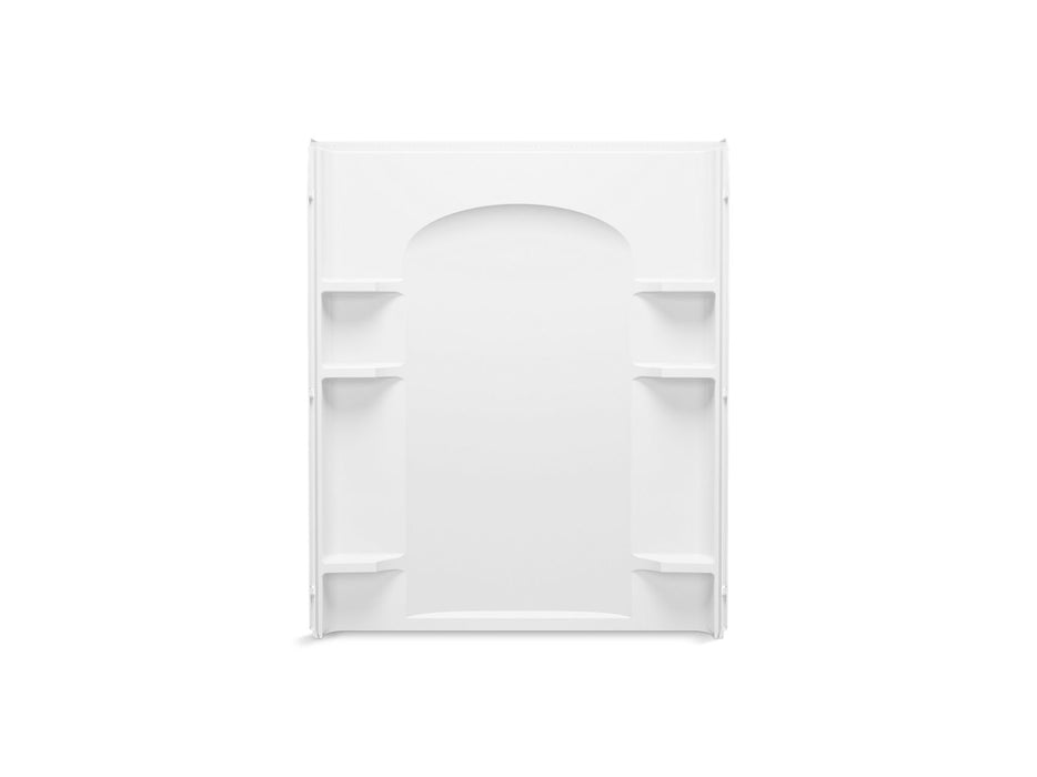 Sterling 72372100 Ensemble Curve 60" Vikrell® Shower Back Wall, White