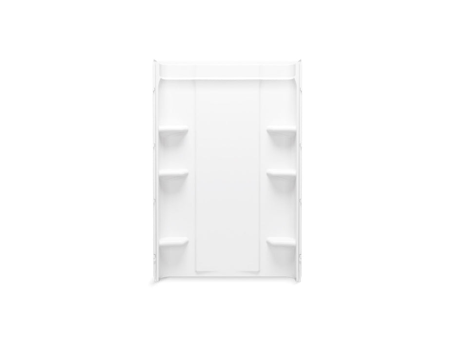 Sterling 72412106 Medley 48" Vikrell® Shower Back Wall with Aging in Place Backerboards, White