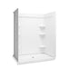 Sterling 72430100 Medley 60" x 34" Vikrell® Shower, Center Drain, White