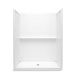 Sterling 72530100 Traverse 60" x 34" x 75" Vikrell® Shower, Center Drain, White