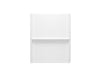 Sterling 72532100 Traverse 60" x 72-1/4" Vikrell® Shower Back Wall, White