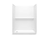 Sterling 72570120 Traverse 60" x 30" x 76-1/4" Vikrell® Shower, Right Drain, White