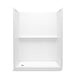 Sterling 72570120 Traverse 60" x 30" x 76-1/4" Vikrell® Shower, Right Drain, White