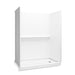 Sterling 72570120 Traverse 60" x 30" x 76-1/4" Vikrell® Shower, Right Drain, White