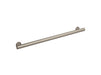 Sterling 80001036 36" Straight Grab Bar, Nickel Frame Finish with Smooth/Clear Glass Texture