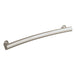 Sterling 80012031 28" Curved Grab Bar, Nickel Frame Finish with Smooth/Clear Glass Texture