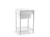 Sterling 996 Latitude 25" Freestanding Utility Sink with Stand, White