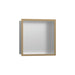 hansgrohe XtraStoris Individual Wall Niche Brushed Stainless Steel with Design Frame 12"x 12"x 4"