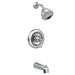 Moen T2123 Traditional Tub and Shower Trim Package with Single Function Shower Head in Chrome