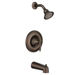 Moen T2133 Eva Collection Posi-Temp Pressure Balanced Tub and Shower in Oil Rubbed Bronze