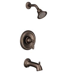 Moen T2153 Brantford Posi-Temp Pressure Balanced Tub and Shower Trim in Oil Rubbed Bronze