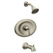 Moen T2157EP Brantford Tub and Shower Trim Package with Single Function Shower Head in Brushed Nickel
