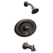 Moen T2157EP Brantford Tub and Shower Trim Package with Single Function Shower Head in Oil Rubbed Bronze