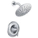 Moen T2232EP Eva Pressure Balanced Shower Trim Package with Single Function Rain Shower Head - Less Valve in Chrome