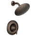 Moen T2232EP Eva Pressure Balanced Shower Trim Package with Single Function Rain Shower Head - Less Valve in Oil Rubbed Bronze