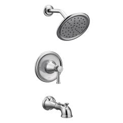 Moen T2313 Belfield Tub and Shower Trim Package with Single Function2.5 GPM Shower Head in Chrome