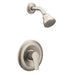 Moen T2802EPBN Method Single Handle Posi-Temp Pressure Balanced Shower Trim with Eco-Performance Shower Head in Brushed Nickel